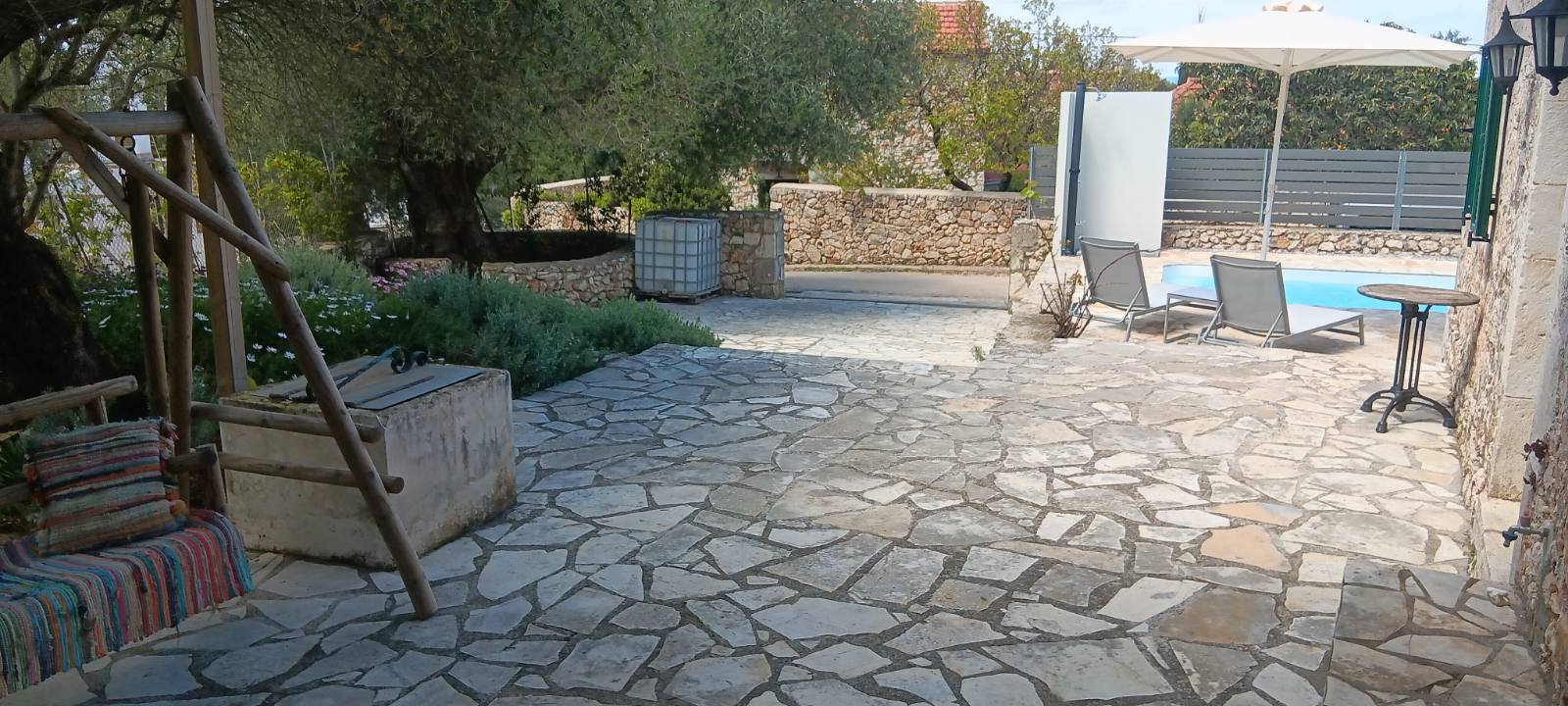 Villa Demetra 1768 private pool and outdoor area